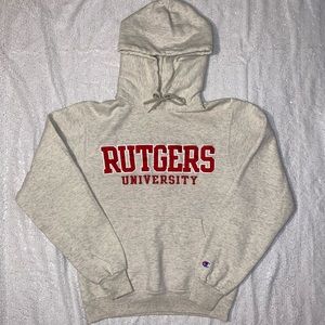 Rutgers University Champion Brand Hoodie size XS